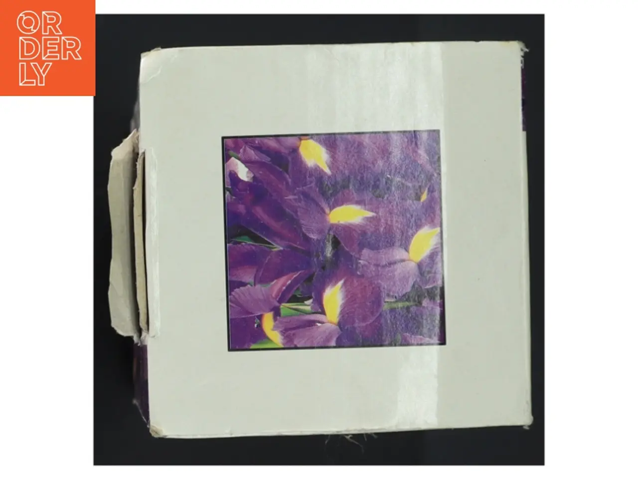 Billede 4 - Glas vase med håndmalet design fra Luminarc (str. H. 21 cm)