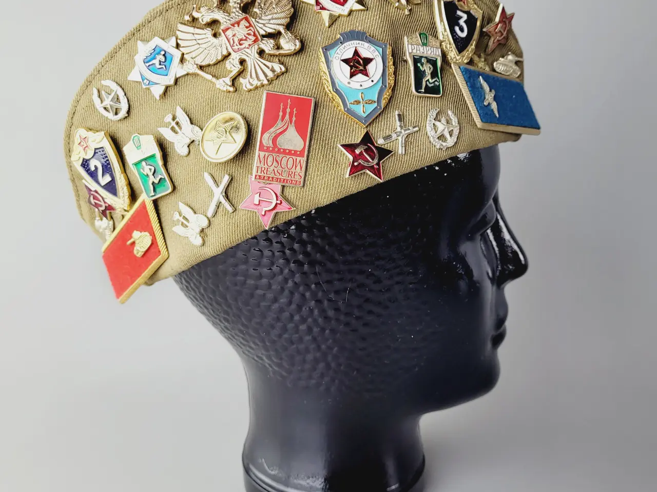 Billede 1 - ⭐️· Unik Sovjetisk Pilotka Kasket (USSR) m. Pins