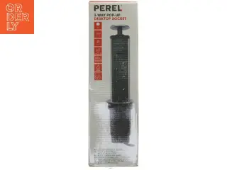 Pop-up stikkontakt med 3 stik fra Perel (str. 36 cm)