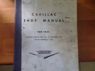 Shop manual Cadillac 1957