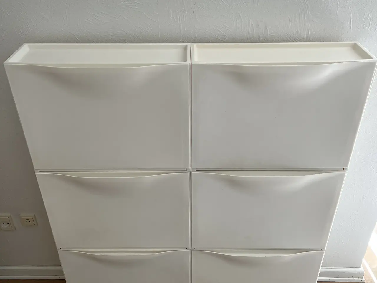 Billede 2 - Hvide IKEA TRONES skokasser - 65 kr./stk.