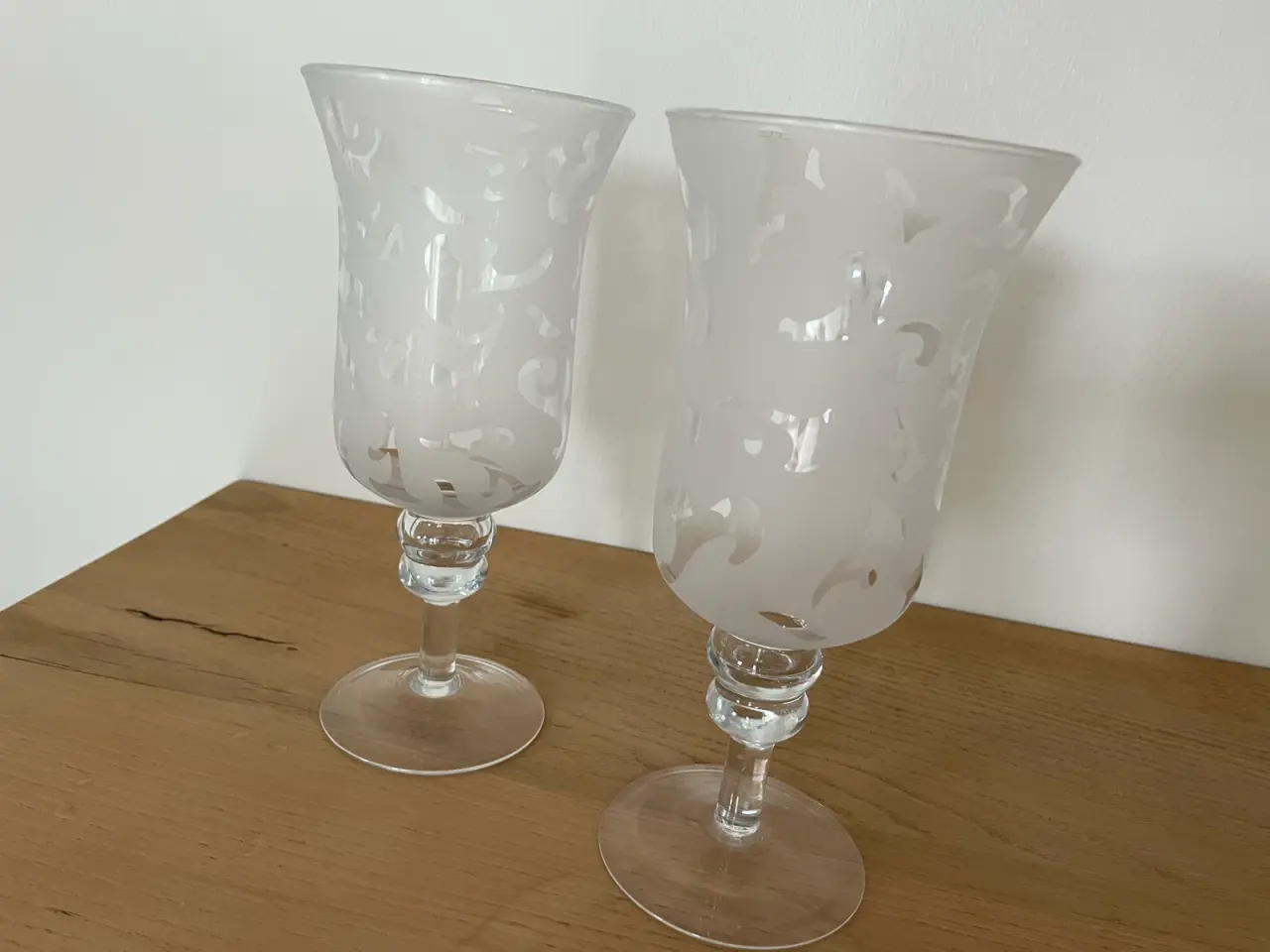 Billede 1 - Fine dekorationsglas på fod