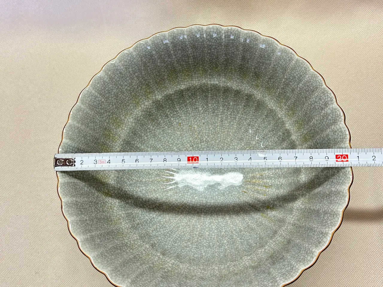 Billede 5 - Royal Copenhagen krakelé skål nr. 457 (Ø 21 cm) 