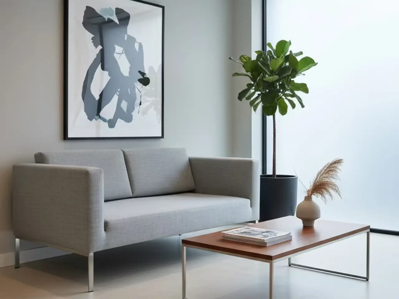 Billede 2 - +HALLE Globe Two Sofa – Grå med Krom Stel
