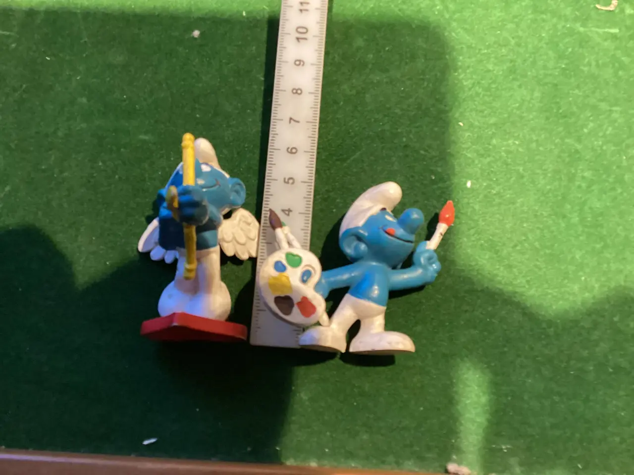 Billede 13 - Smølfer- bamse samt 6 små smølfefigurer