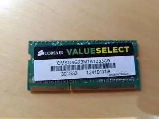 Corsair 4GB DDR3 SO-DIMM ram
