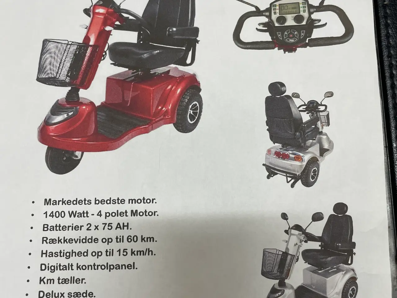 Billede 12 - Trehjulet El scooter