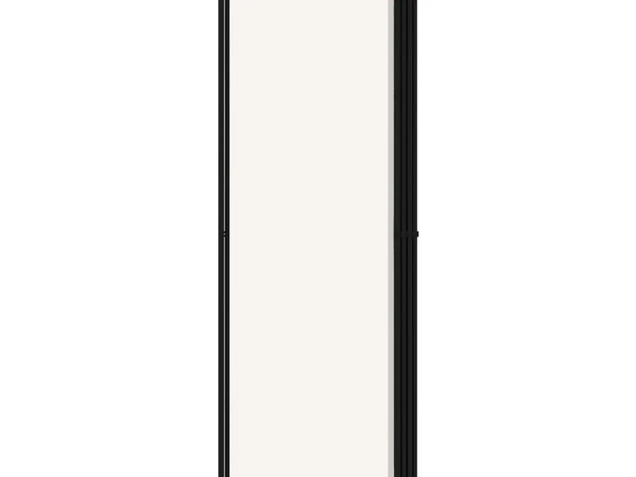 Billede 4 - 4-panels rumdeler 200 x 180 cm hvid