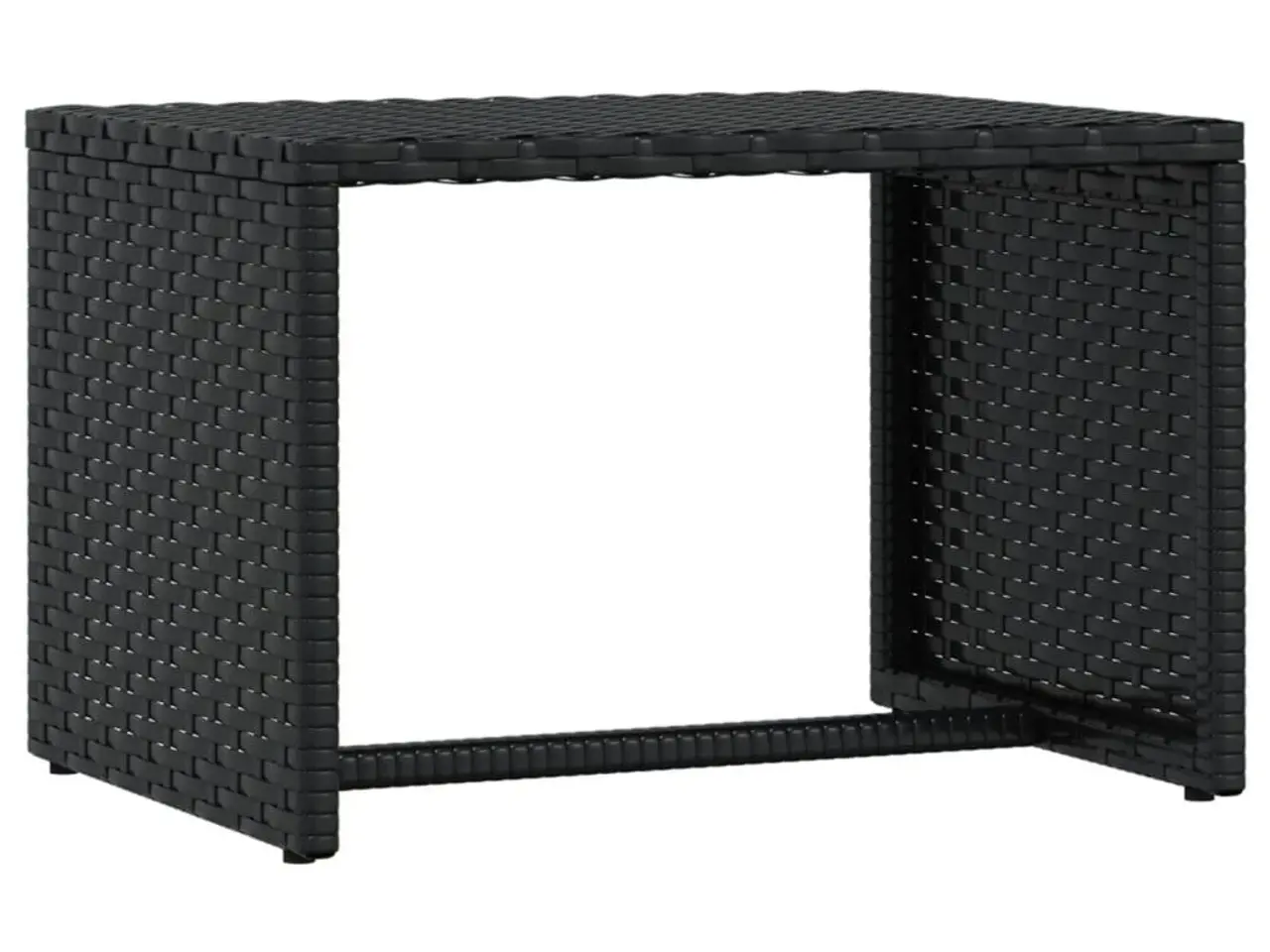 Billede 6 - Liggestole 2 stk. med bord i polyrattan sort