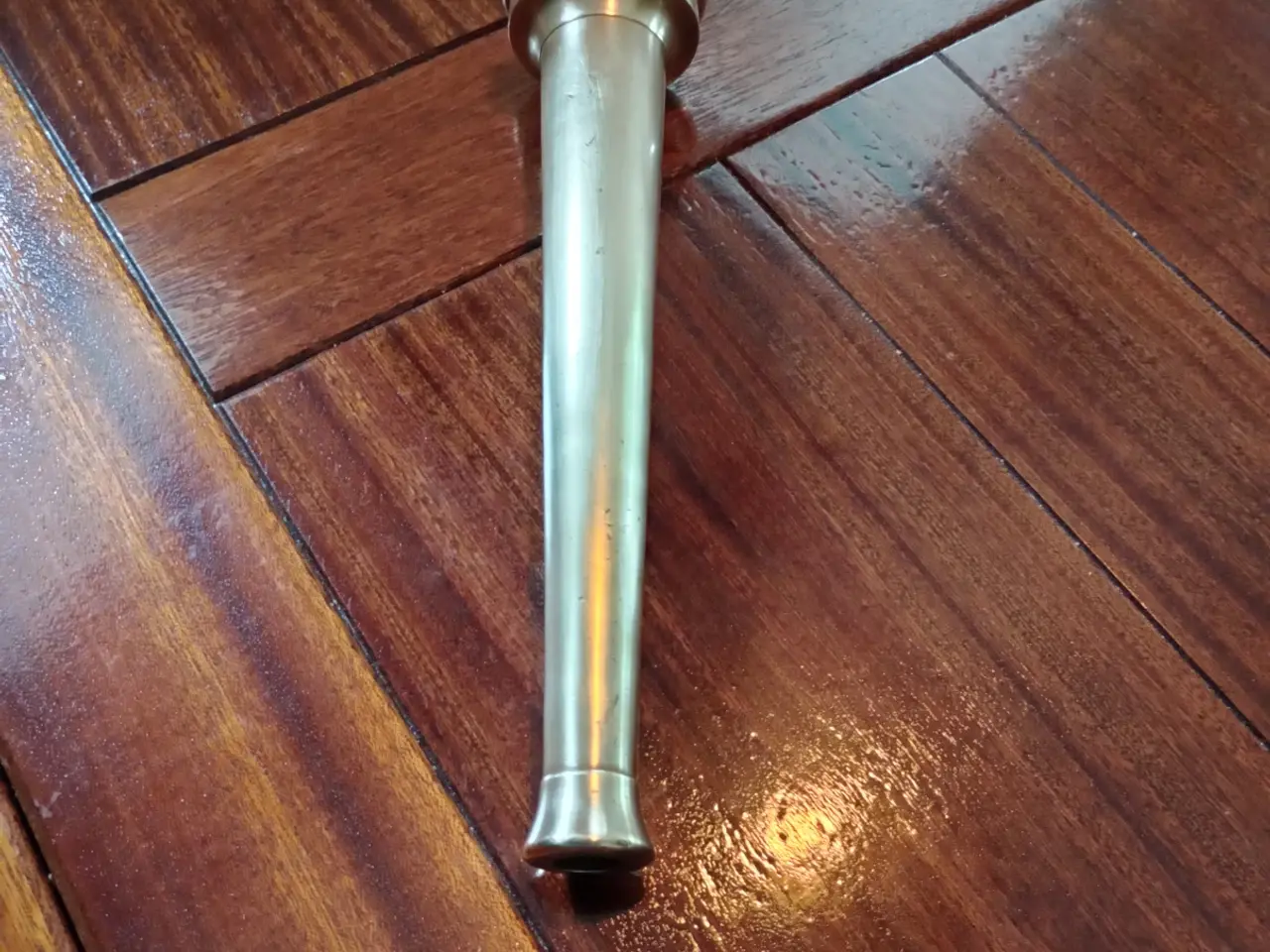 Billede 2 - Flot messing spule rør,26 cm høj.
