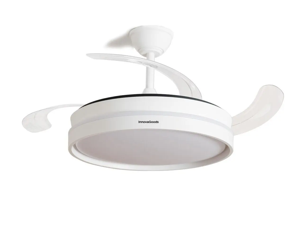 Billede 29 - Loftventilator med lys - hvid/transparent (OUTLET B)