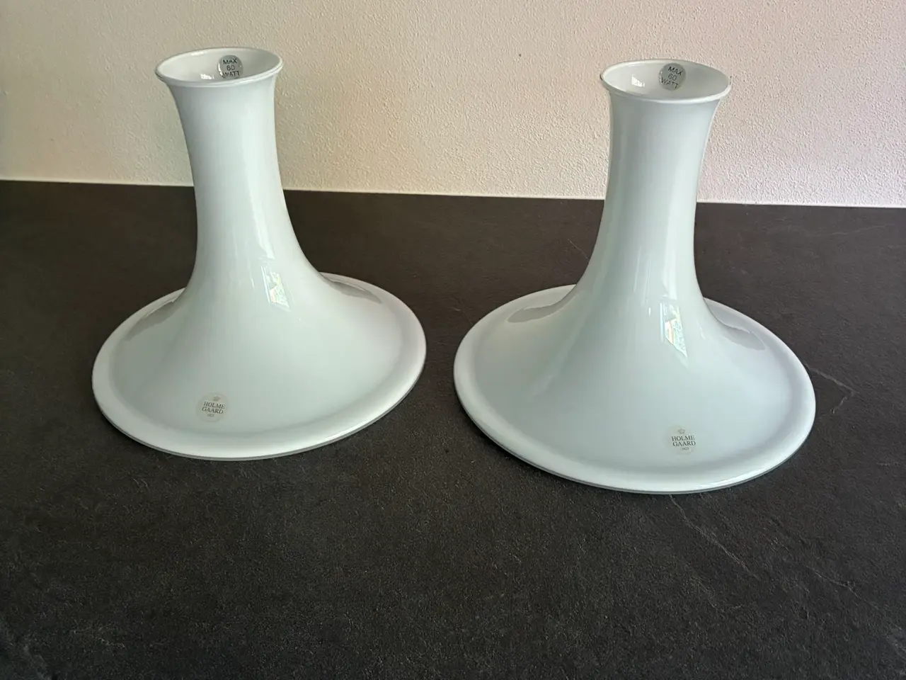 Billede 1 - 2 velholdte lamper fra Holmegaard 