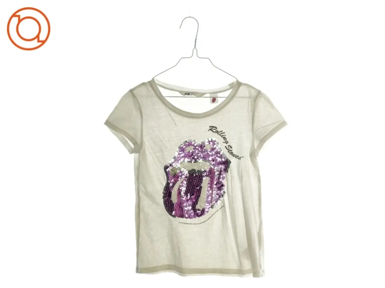 Billede 1 - Bluse med print fra H&M (str. 134-140)