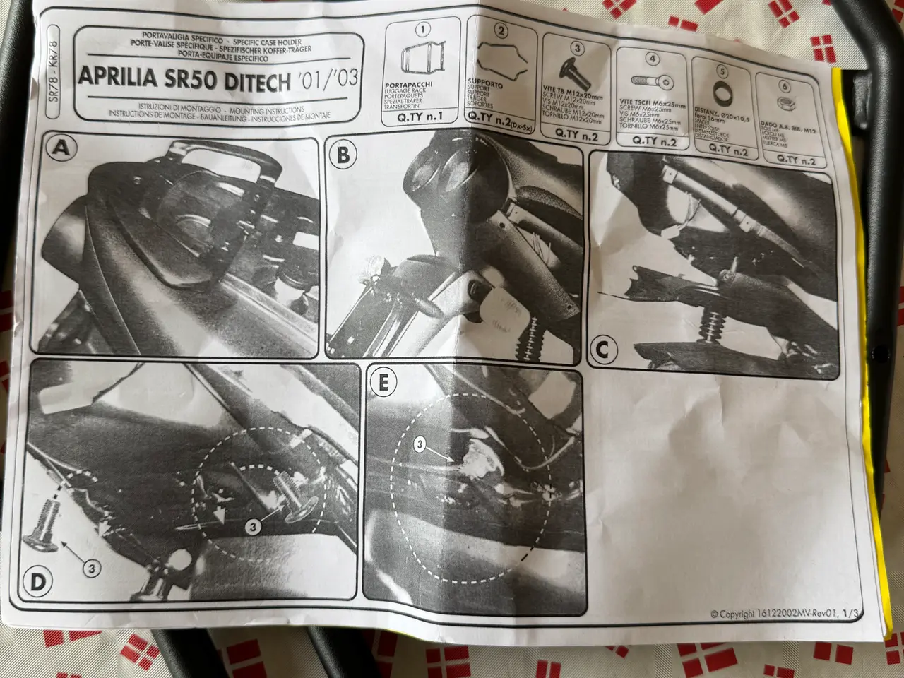 Billede 1 - Givi sr78 bagagebærer u/topplade Sr Ditech 