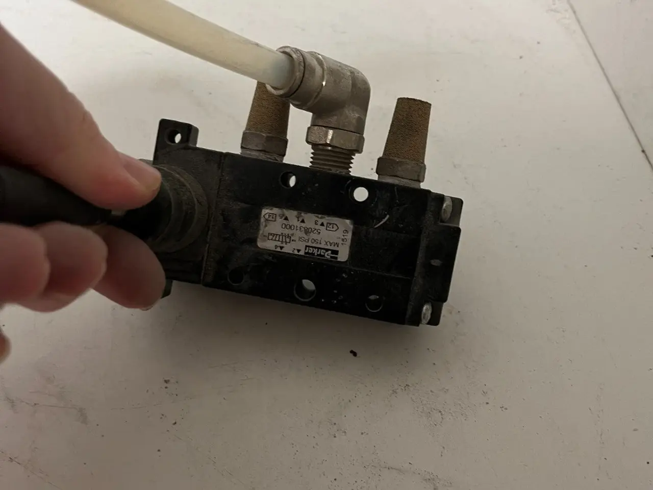 Billede 7 - Parker 5203.31000 Pneumatic Lever ventil 5/2 1/4"
