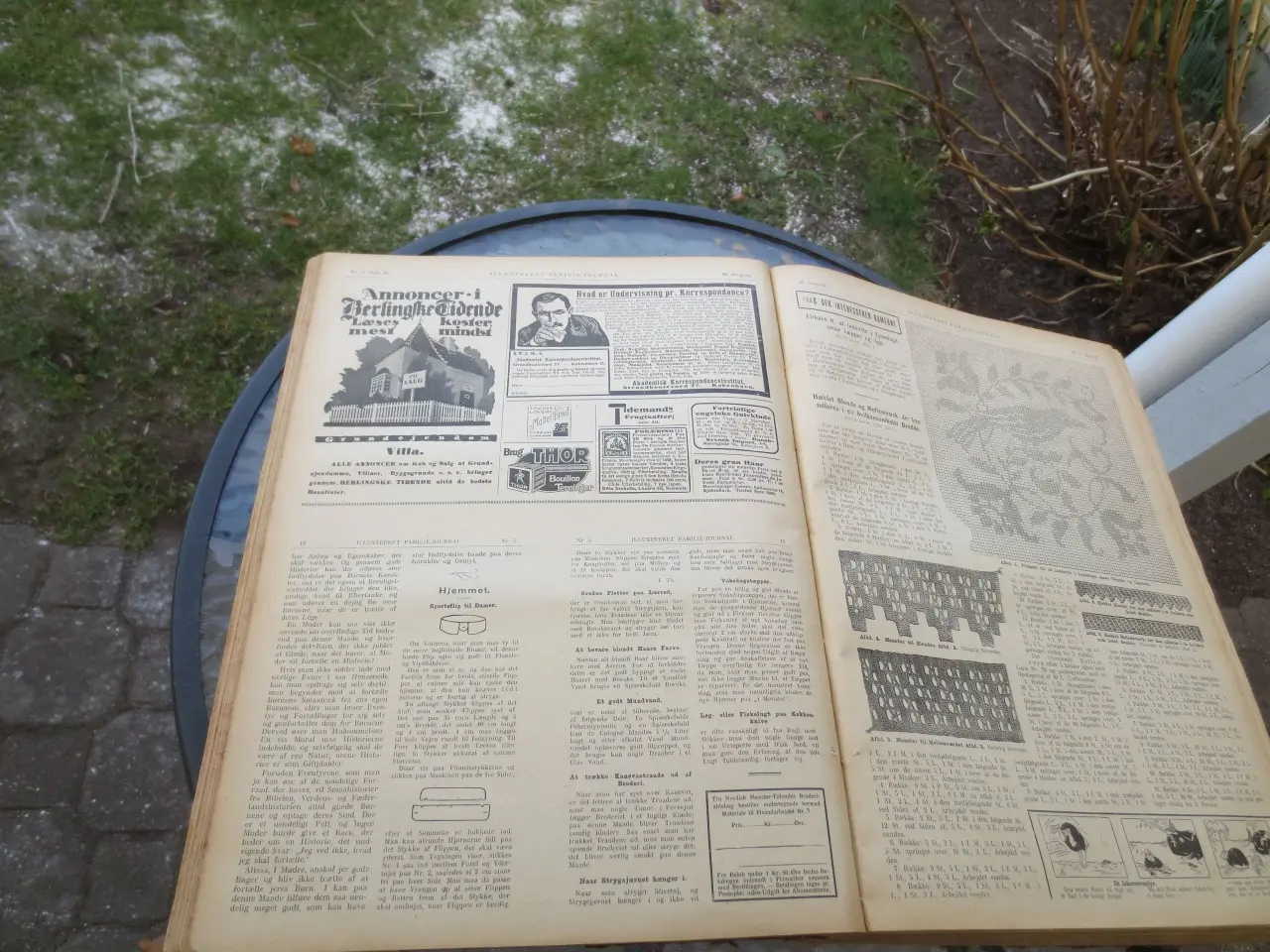 Billede 3 - 1 stk Vidensbog Familie Journal årg 1918