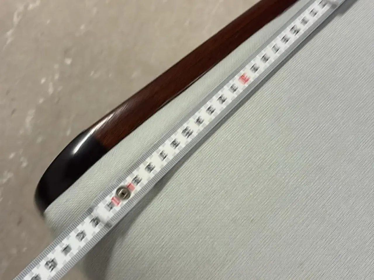 Billede 6 - 7 Mahogni spisebord stole - ny polstret