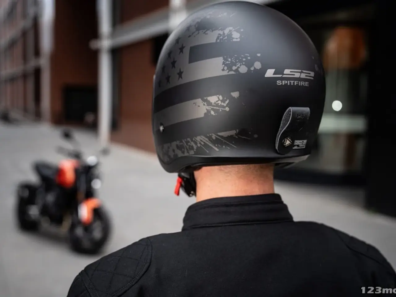 Billede 6 - LS2 Spitfire Black Flag