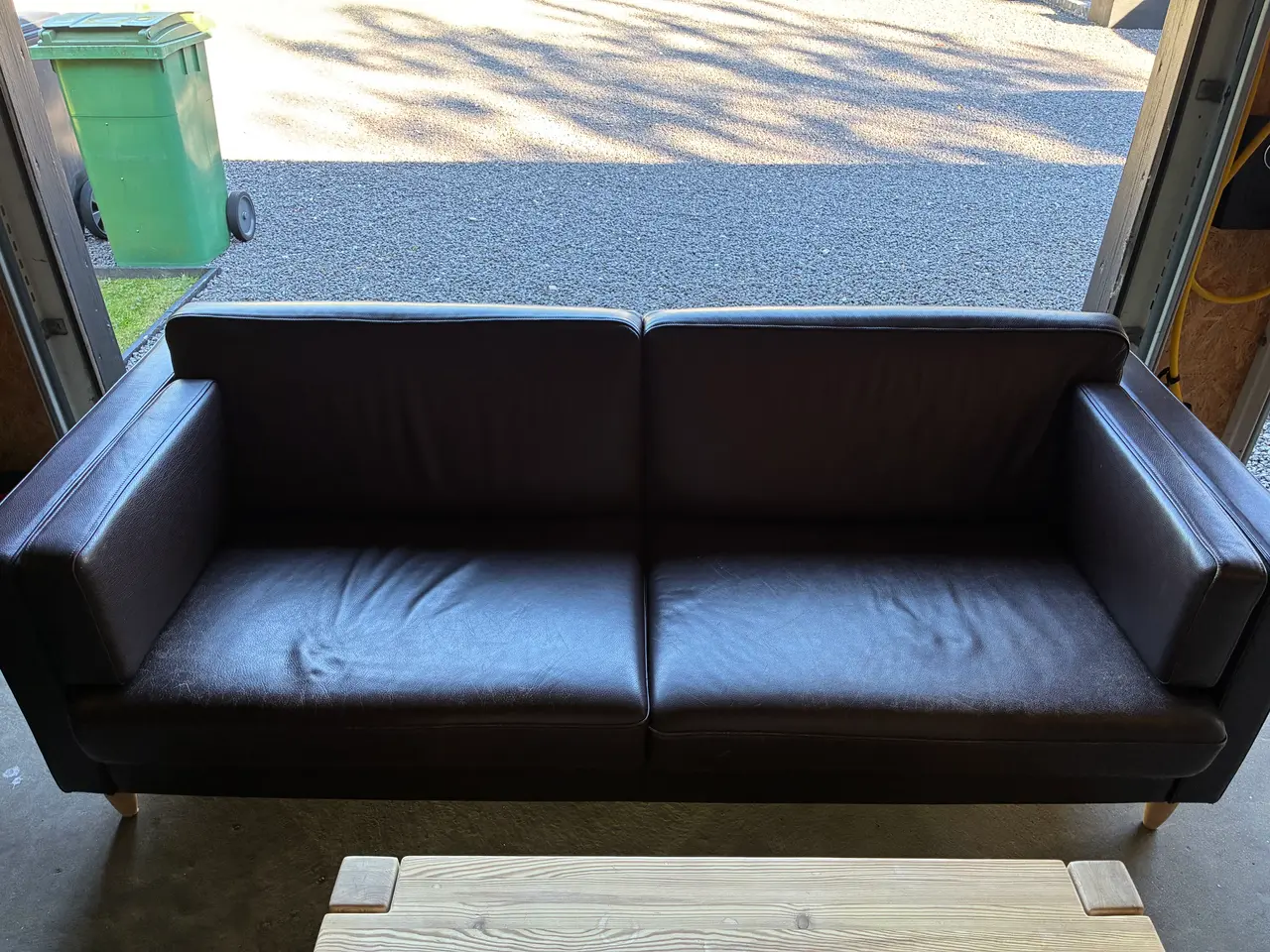 Billede 4 - Stor lædersofa 