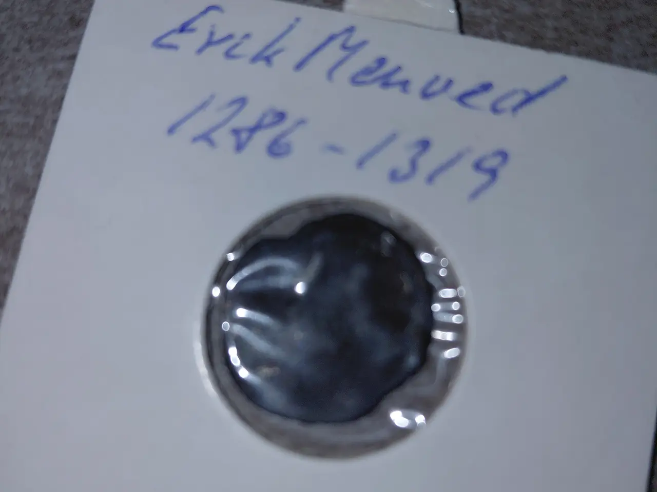 Billede 3 - historiske sølvpenninge fra Erik Menved 1286-1319