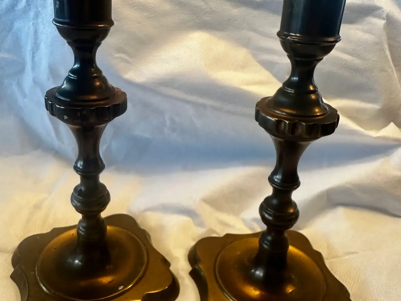Billede 1 - Malm lysestager