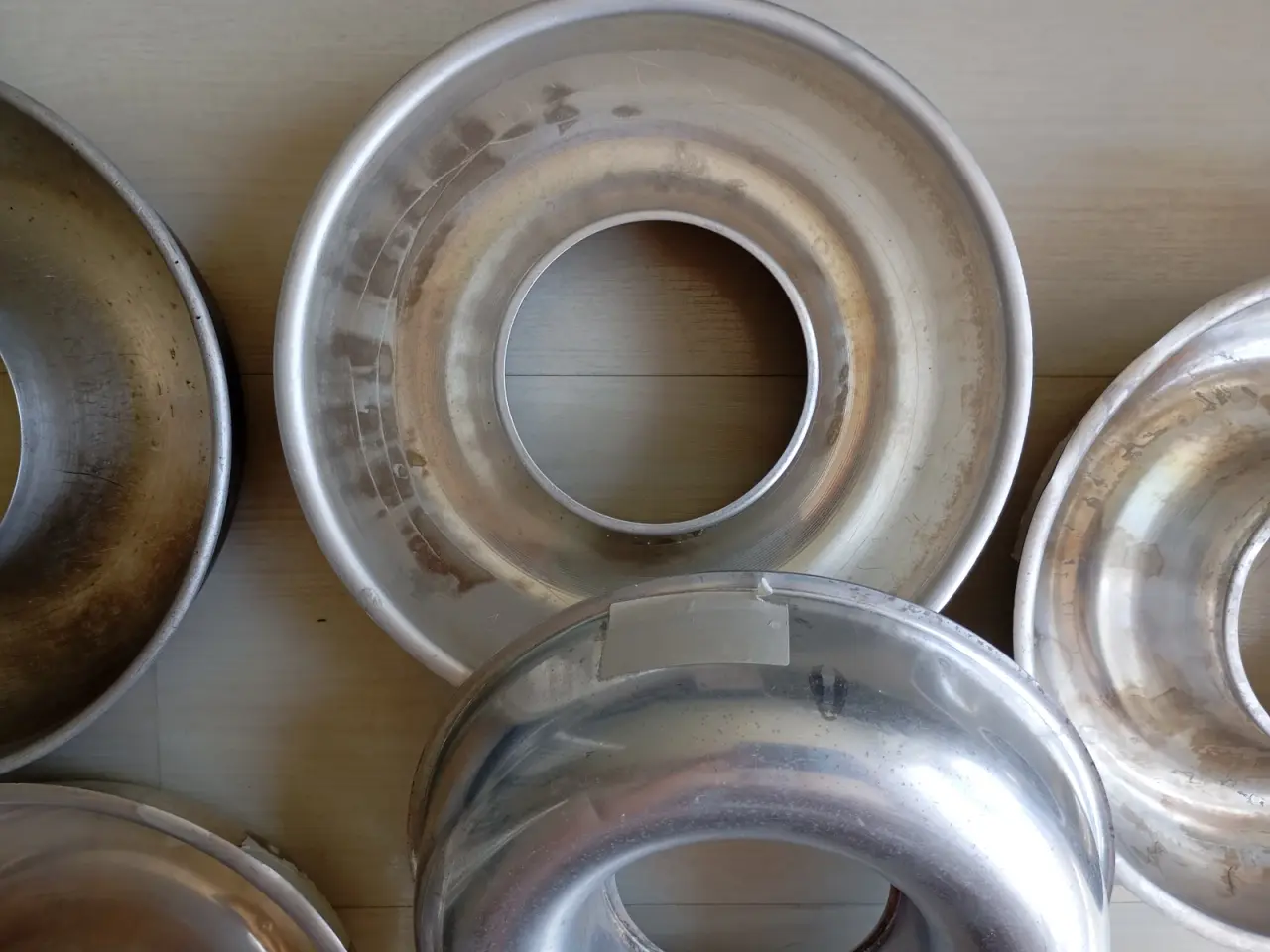 Billede 4 - Randforme 5 stk. Aluminium