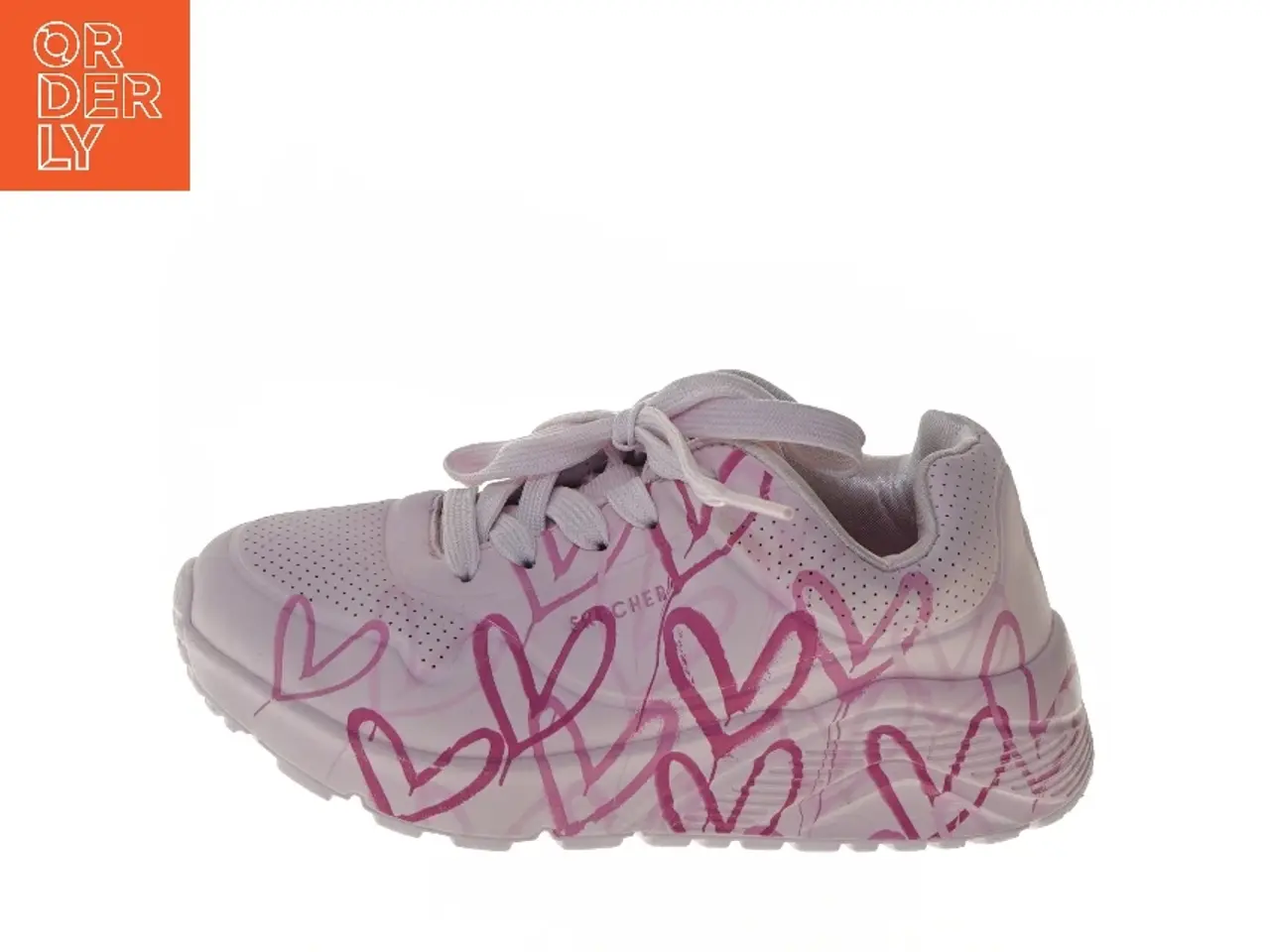 Billede 1 - Skechers børnesko med hjerteprint fra Skechers (str. 31 )