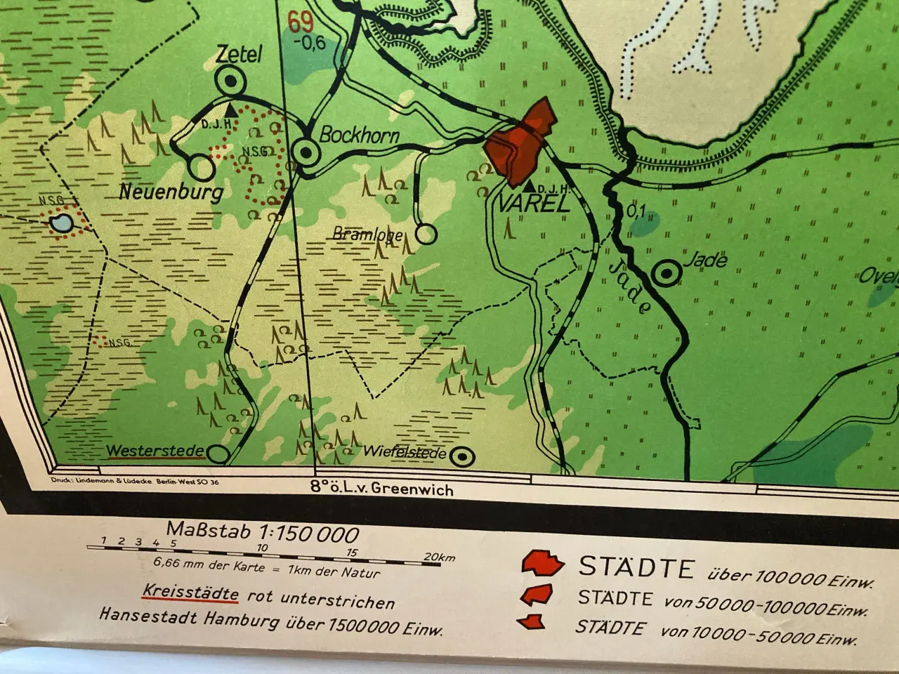 Billede 3 - Prisfald skolekort Slesvig-Holsten og S.jylland