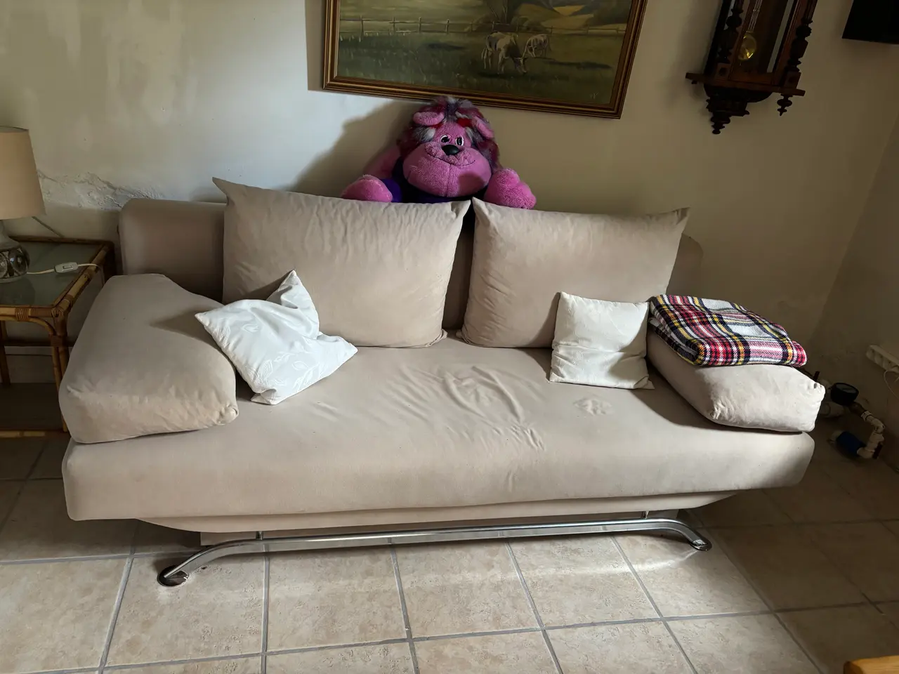 Billede 1 - Sofasofa med springmadras og hynder/puder