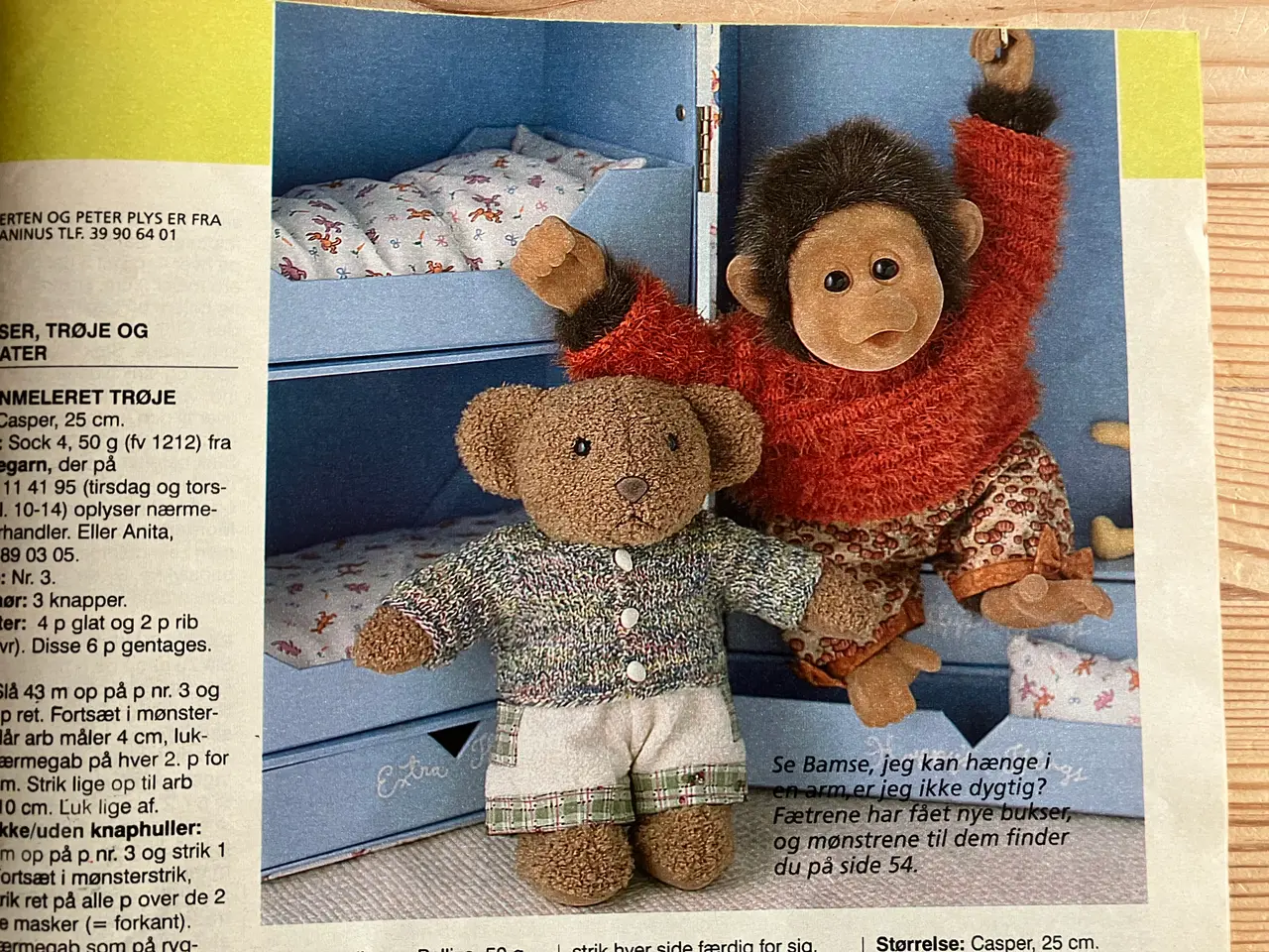 Billede 8 - Sy og Strik til Bølle, Little Monkey lost m.fl.