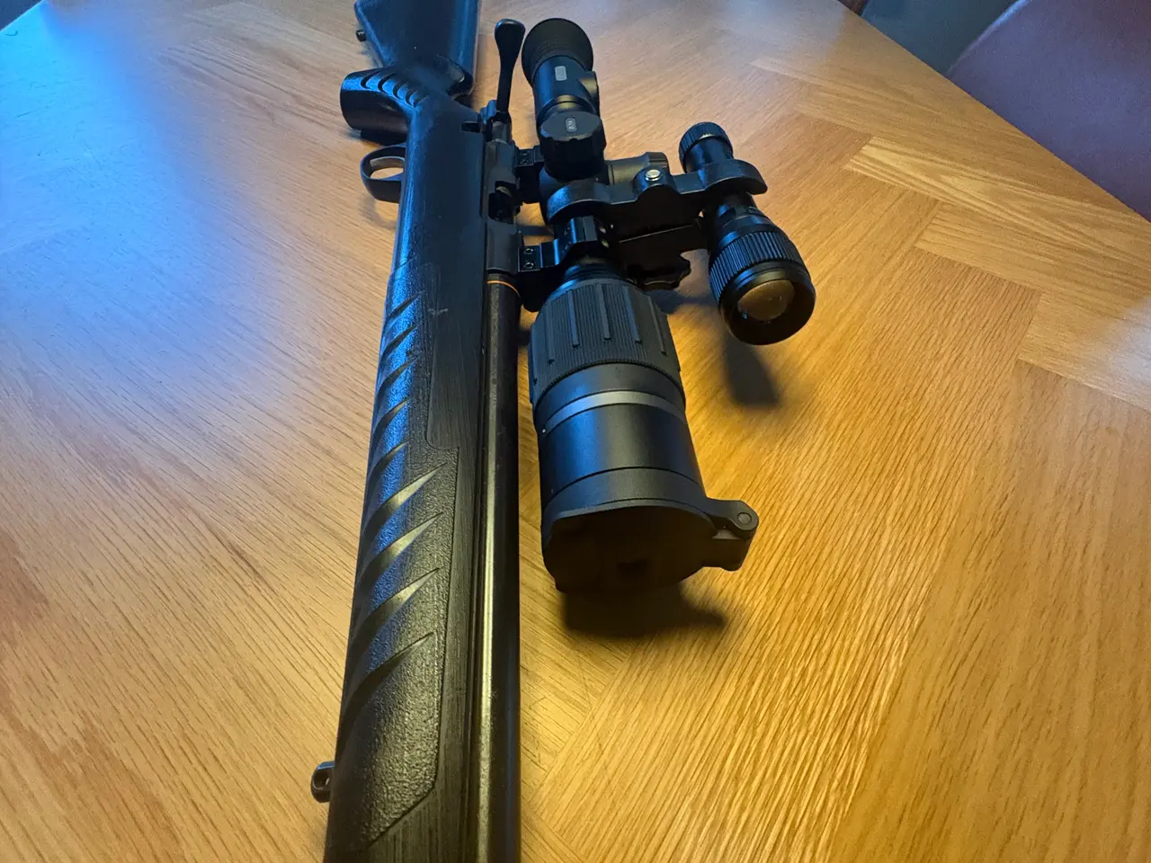 Billede 4 - Sako Quad 17hmr m. Pulsar N450 + Stalon dæmper . 