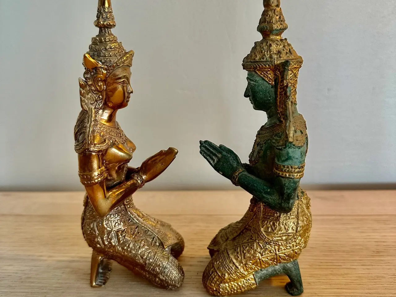 Billede 2 - Vintage Buddha figur i messing