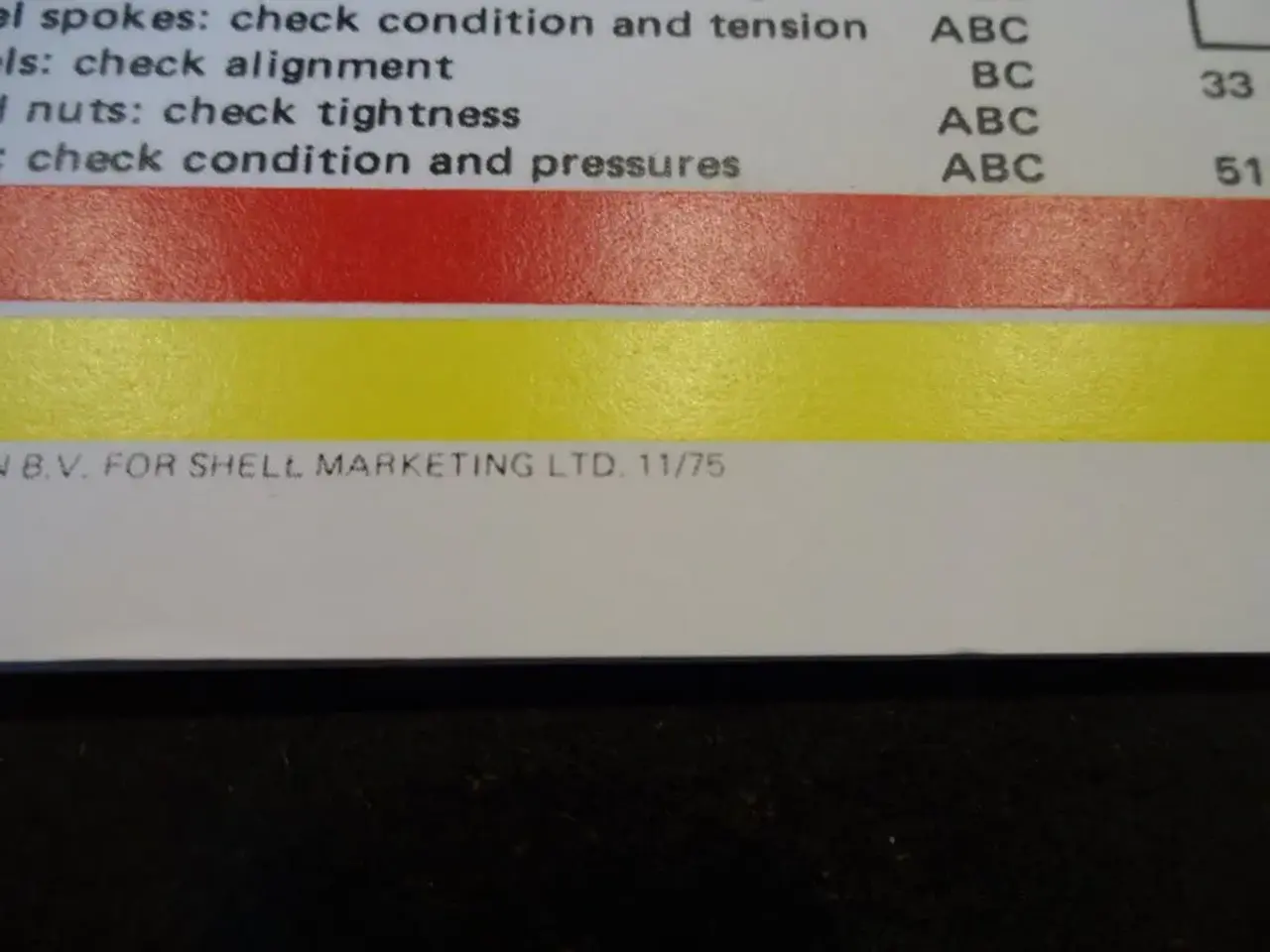 Billede 3 - Shell Service Guide fra 1975