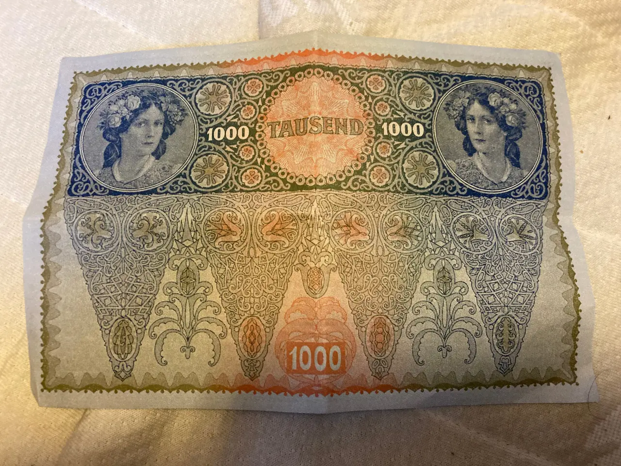Billede 2 - Tausend Kronen/1000 kr Østrig-Ungarn 1902