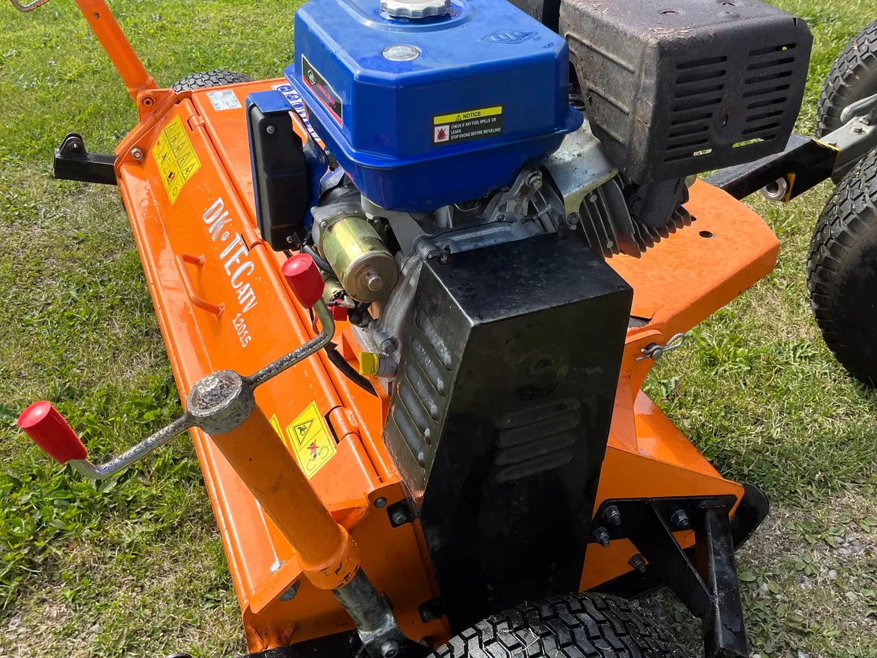 Billede 8 - Slagleklipper til ATV med elstart - 120 cm Slagle