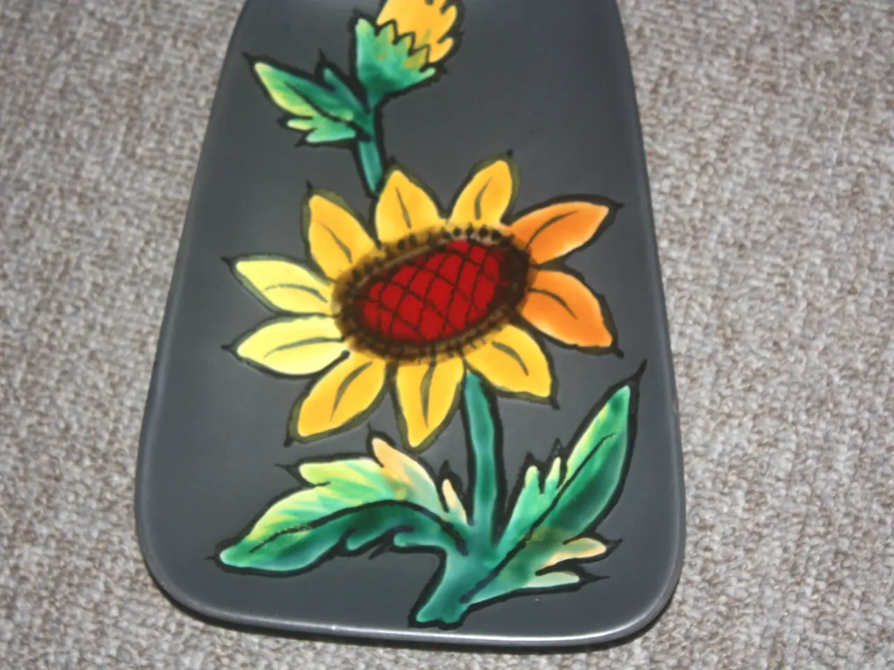 Billede 2 - Vintage Keramisk platte / fad 26,5 cm x 17,5 cm