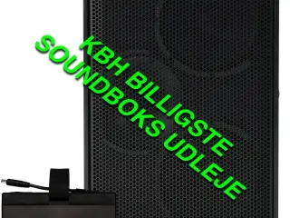UDLEJES - Soundboks