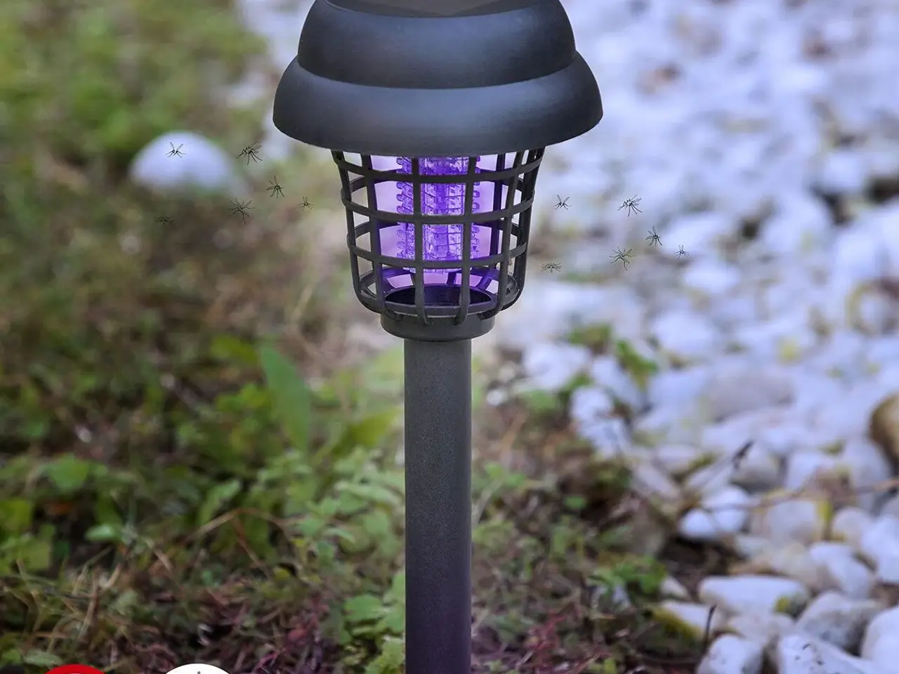 Billede 1 - Myg-dræber solcelle have lampe Garlam