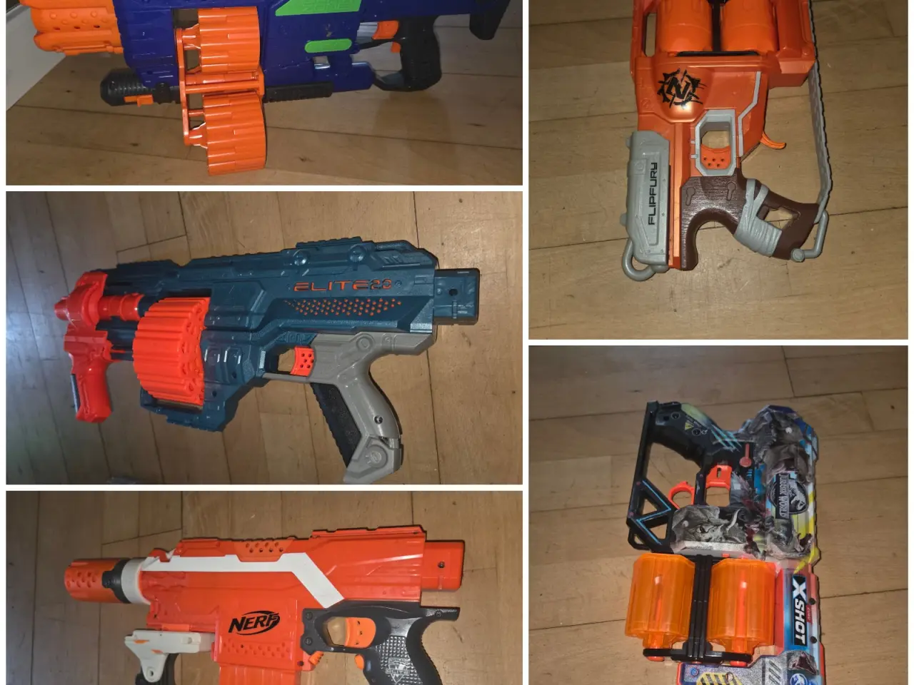 Billede 1 - Blandet nerf og ligende legetøj våben