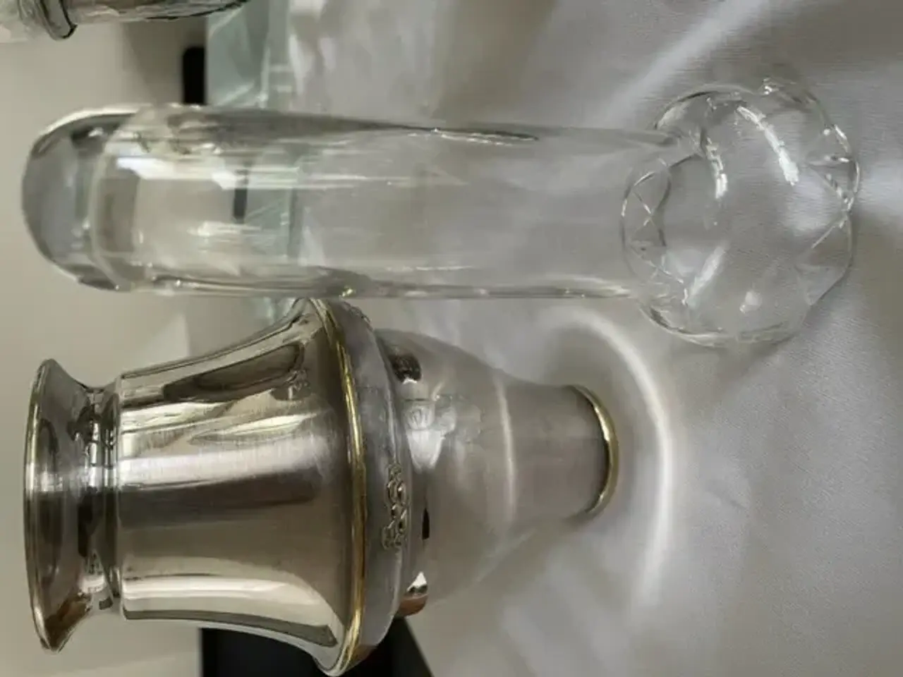 Billede 1 - Vase med glasindsats