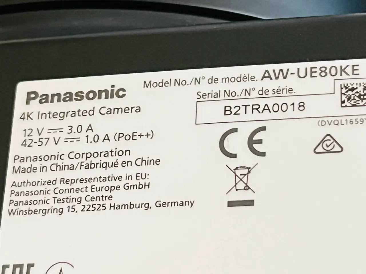 Billede 2 - Konferencekamera PANASONIC AW-UE80KEJ