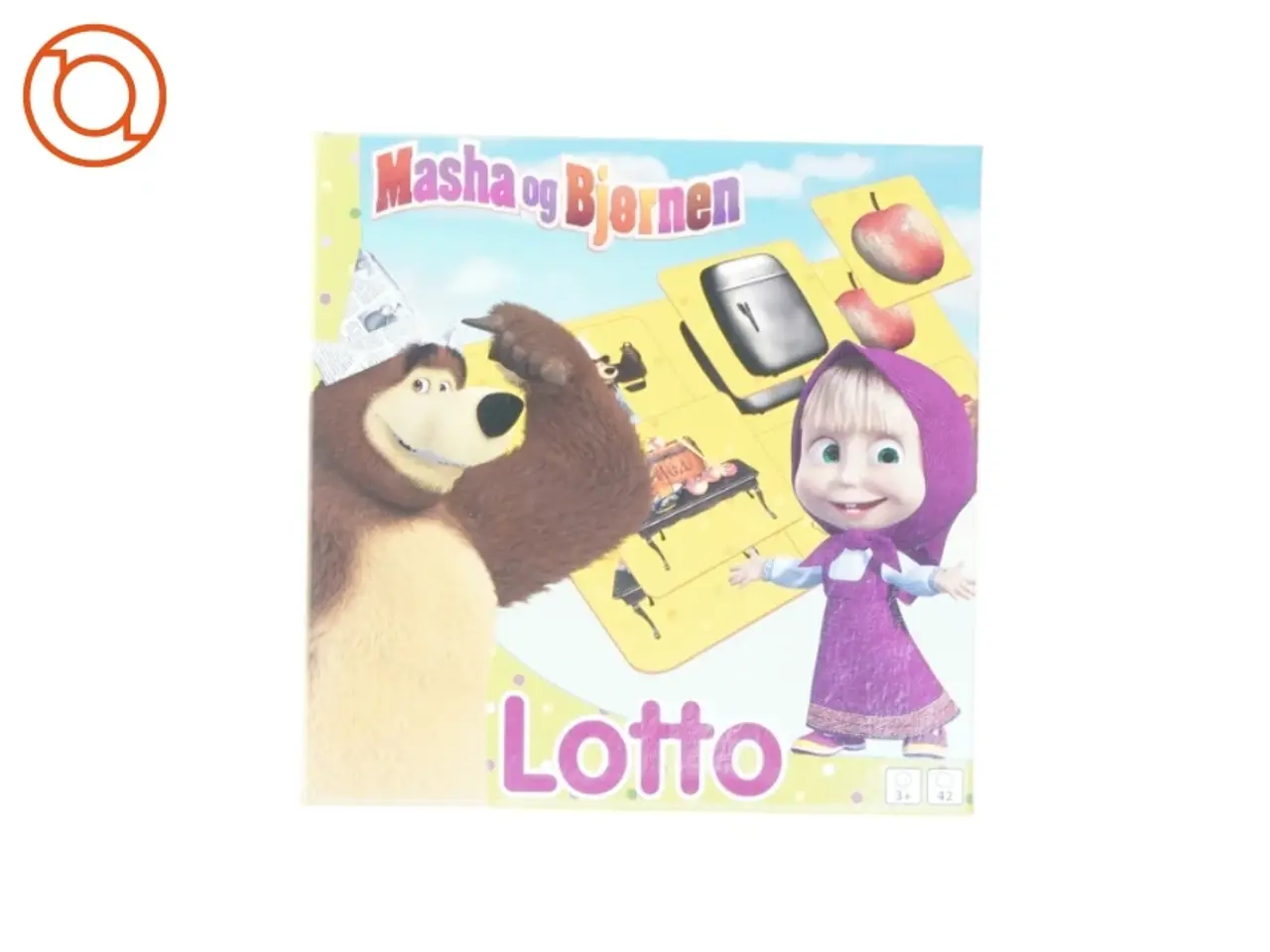 Billede 1 - Billedlotteri masha og bjørnen fra Barbo Toys (str. 19 x 19 cm)