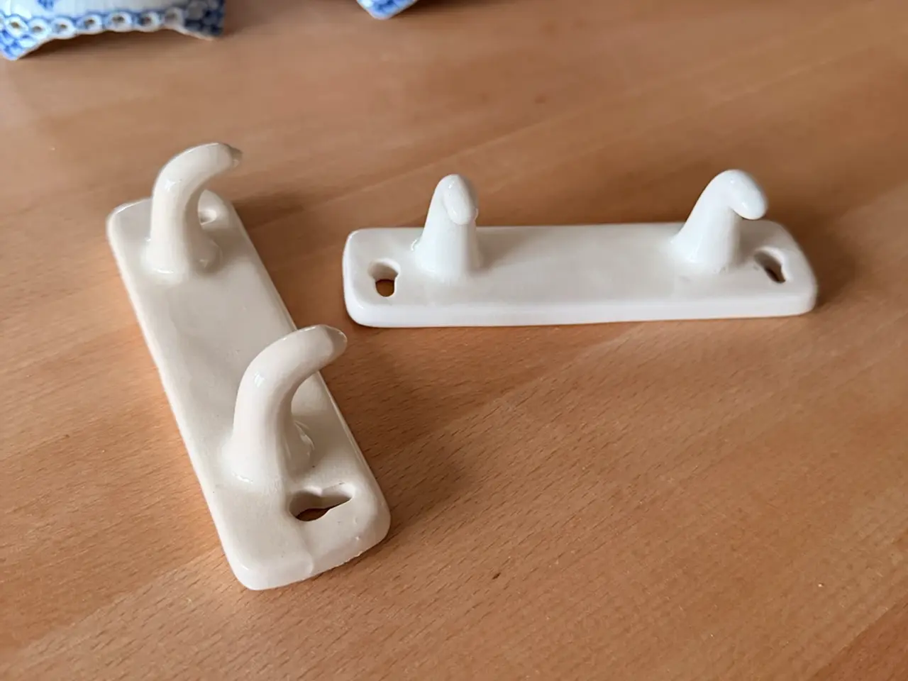 Billede 1 - Aluminia kroge til håndklæder eller viskestykker