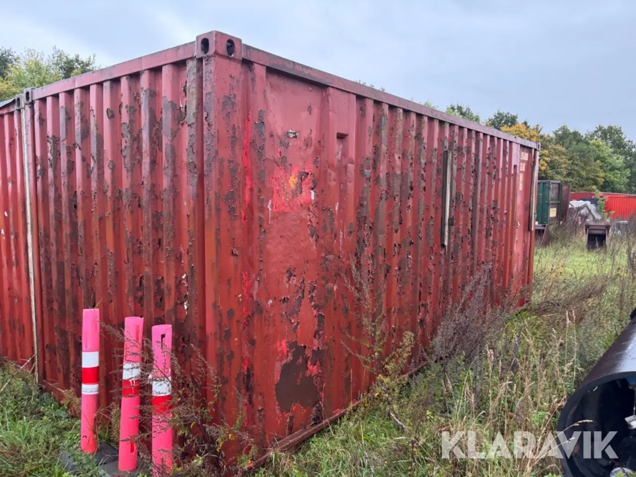 Billede 3 - 20 fods container - med kloak materialer