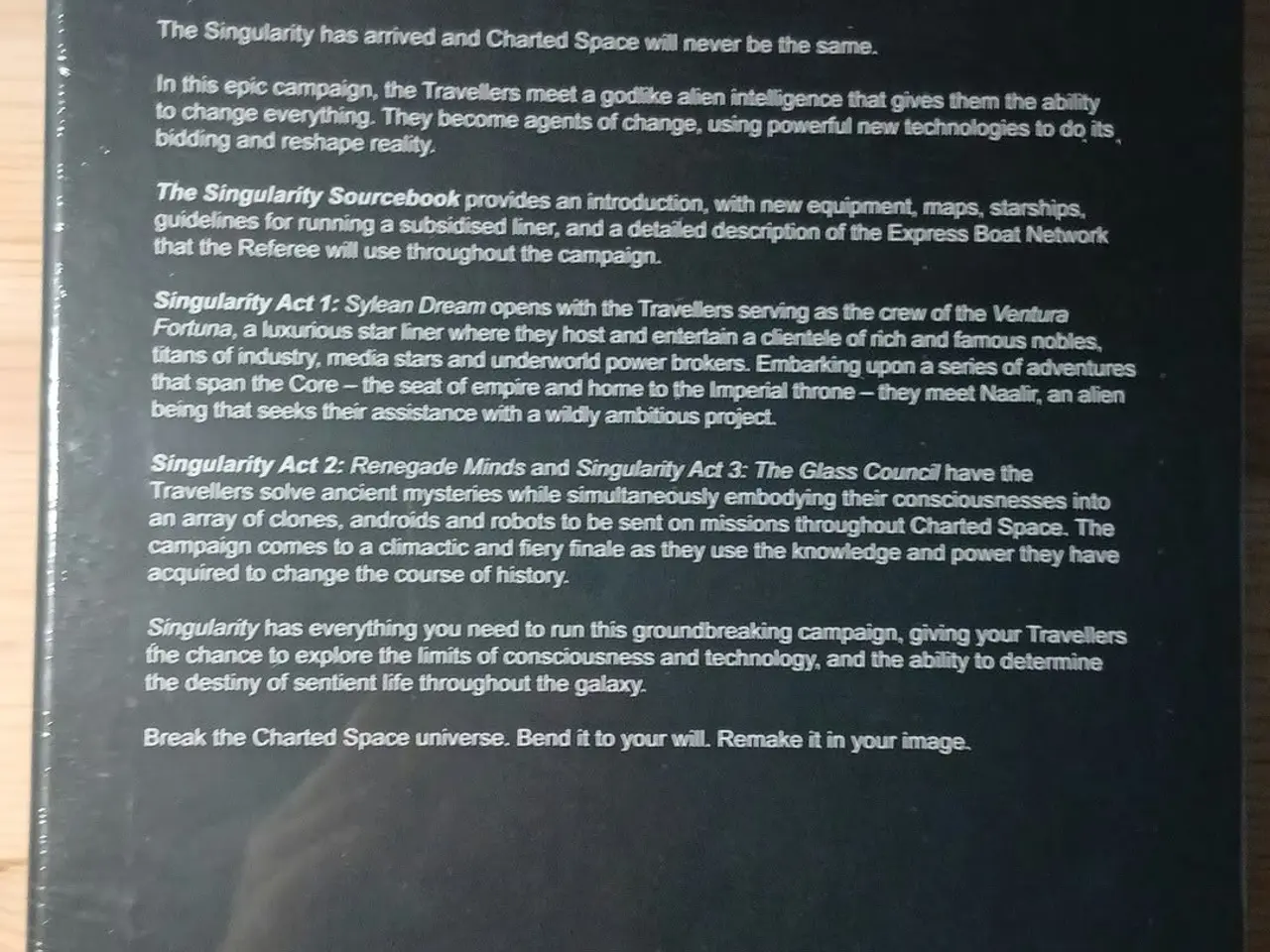 Billede 4 - Traveller Singularity kampagnebog / sourcebook