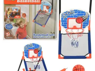 Basketballsæt til børn multifunktionelt gulv og væg