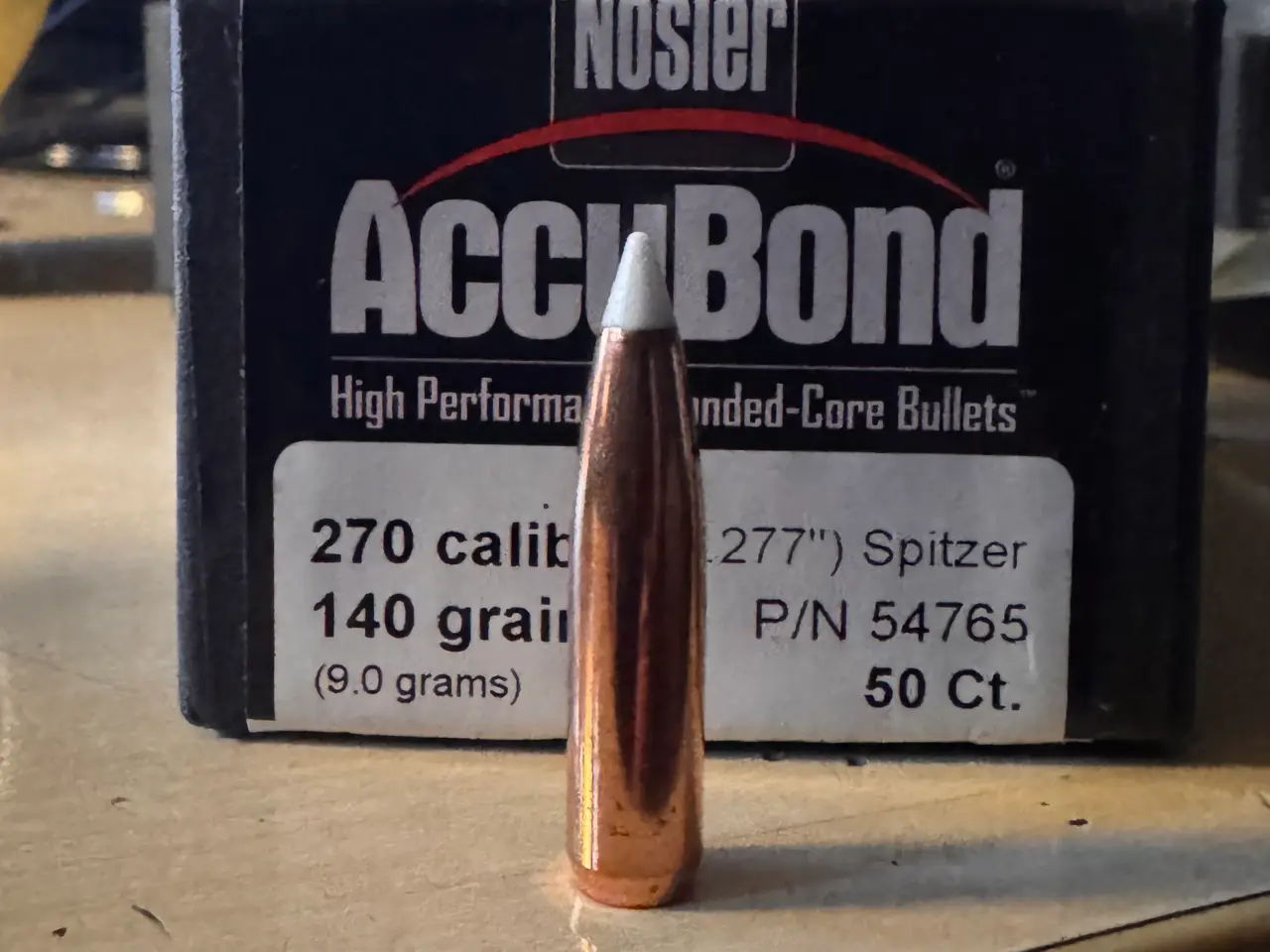 Billede 1 - Projektiler 270/.277 Nosler accubond 140gr