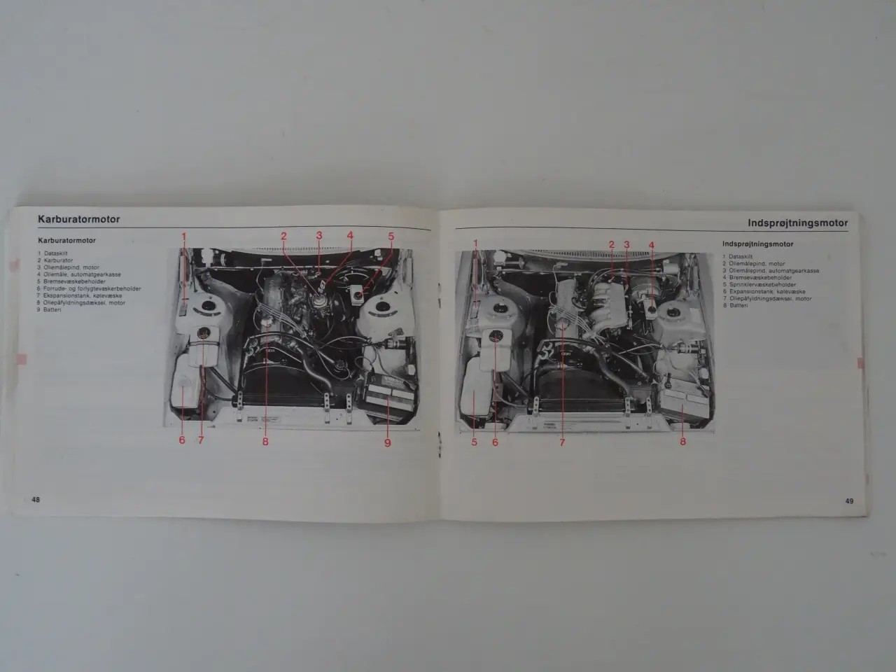 Billede 2 - Instruktionsbog til Volvo 240 model 1983
