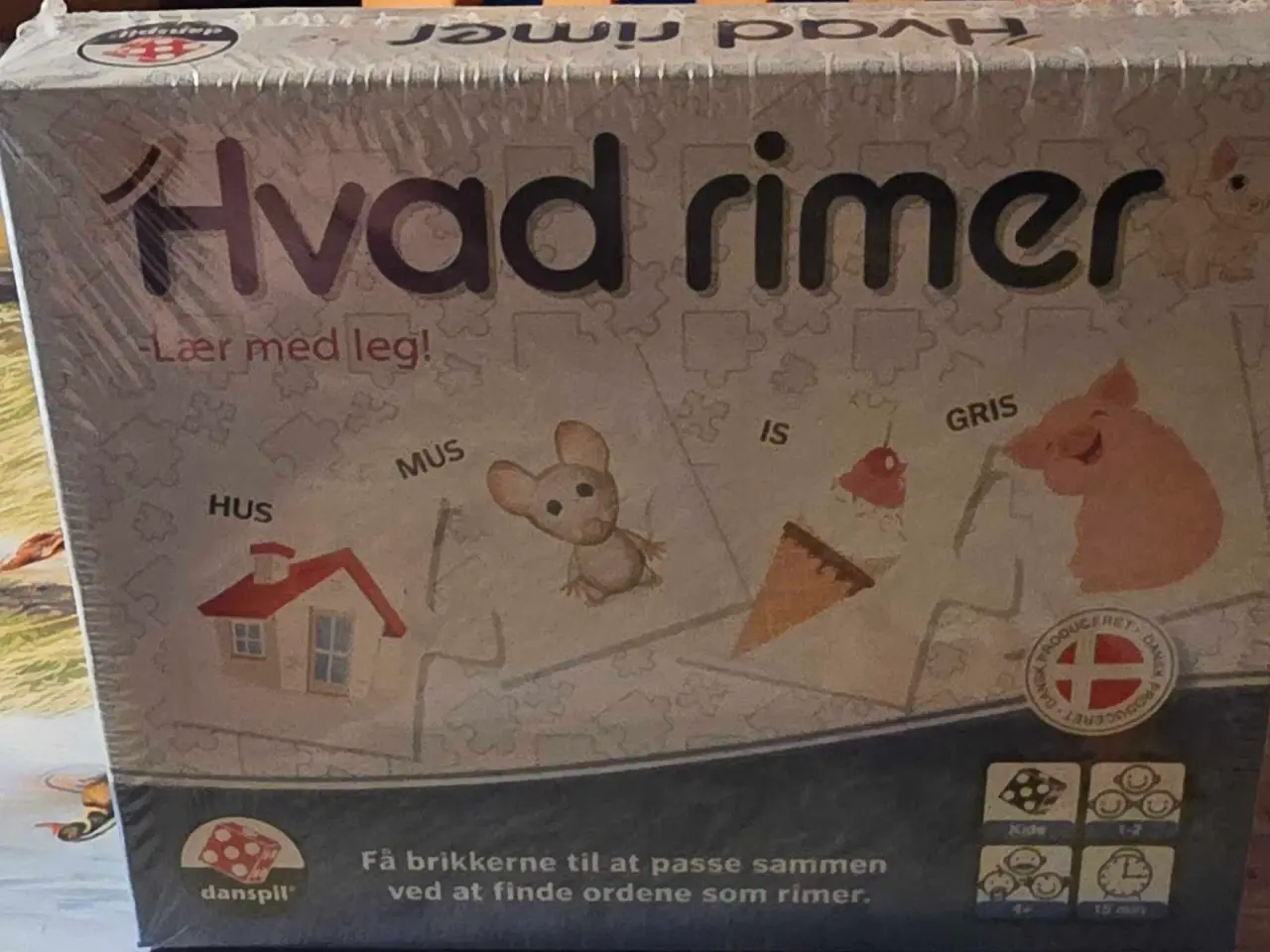 Billede 1 - Hvad rimer lær med leg