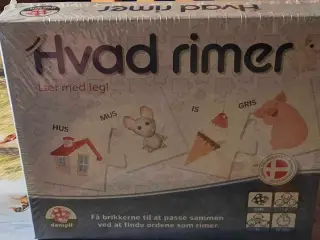 Hvad rimer lær med leg